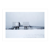First aid house in the winter seascape (Print Only) thumbnail