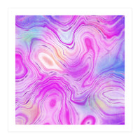 Neon Agate Texture 10  (Print Only)