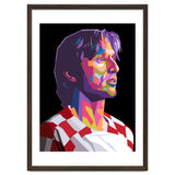 Luka Modric pop art portrait thumbnail