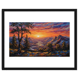 Sunset Over the Valley Peaks thumbnail