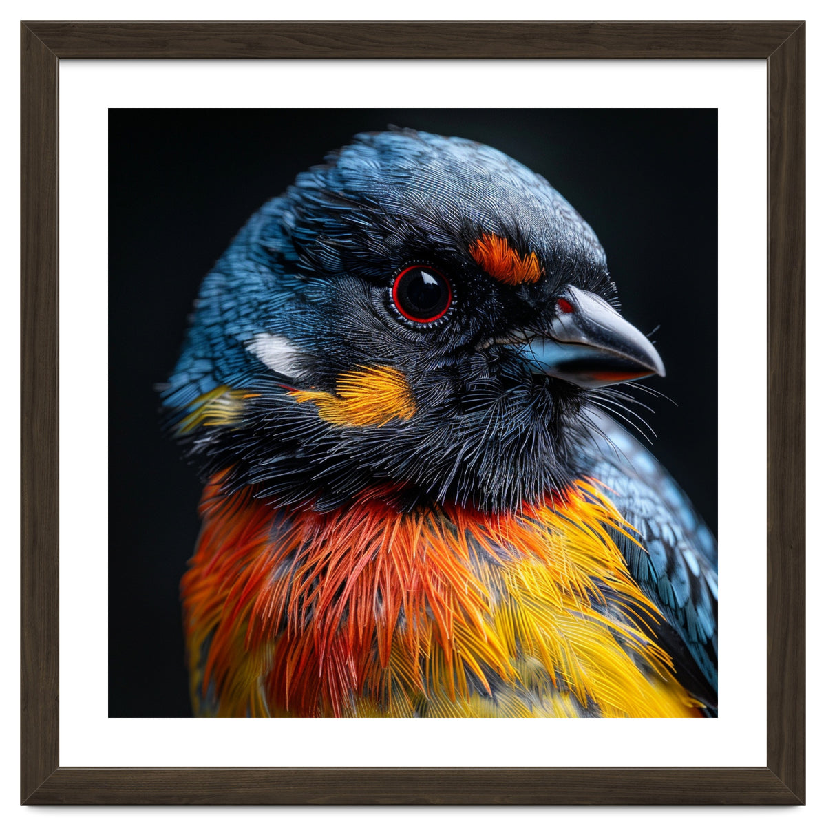 Close Up Of A Colorful Bird In The Wild