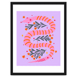 Modern snake - pink and orange thumbnail