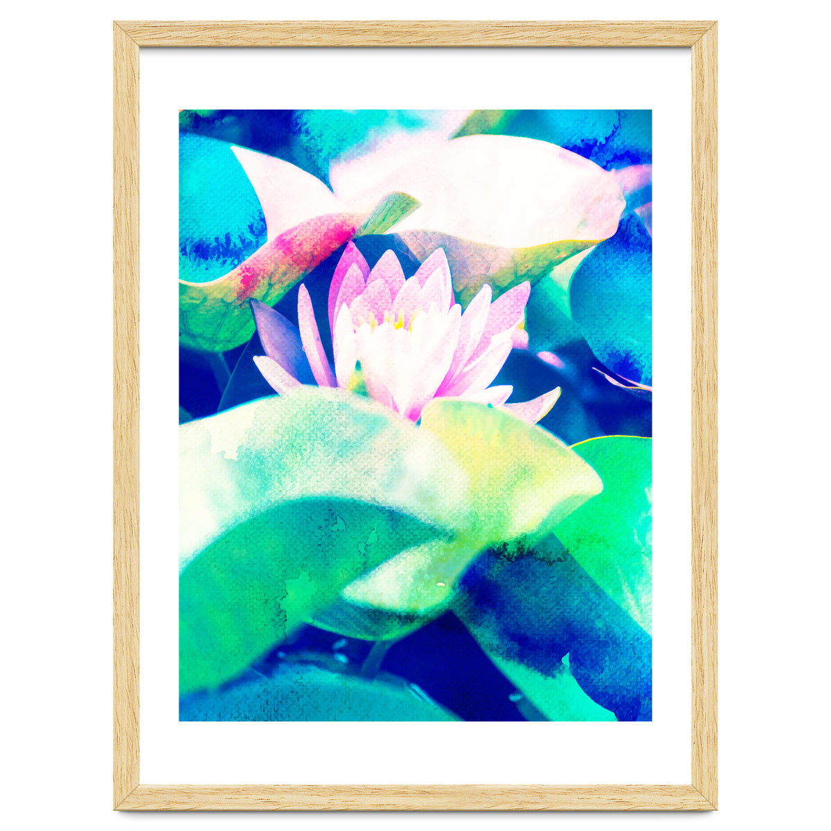 Watercolor Lotus