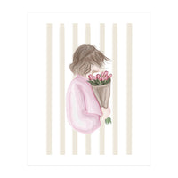 The Girl With The Tulips (Print Only)