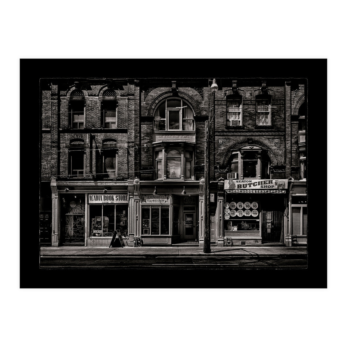 Books and Breaks and Butchers No 1 with Border (Print Only)