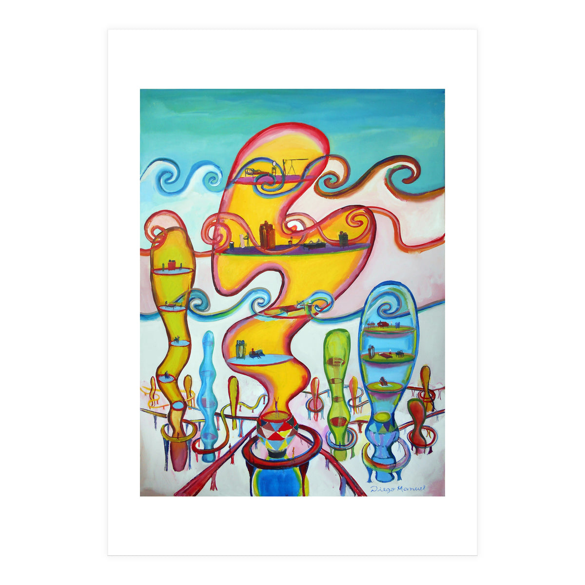 Ciudad Del Futuro 1 (Print Only)