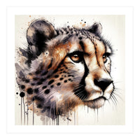 Watercolor Cheetah (Print Only)