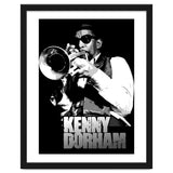 Kenny Dorham Jazz Trumpeter in Grayscale thumbnail