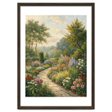 Enchanted English Cottage Garden Oil Painting thumbnail