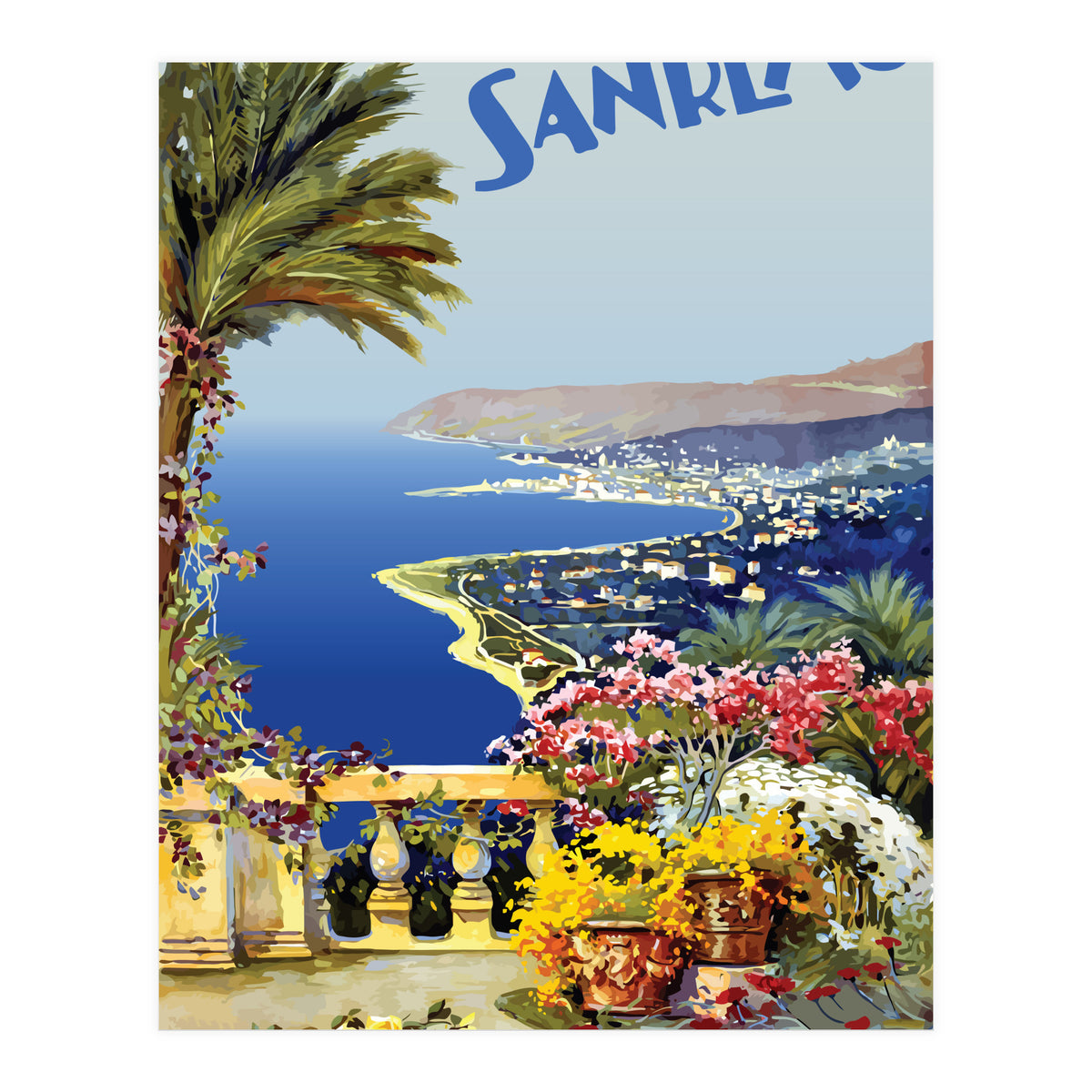 Sanremo Riviera, Italy (Print Only)