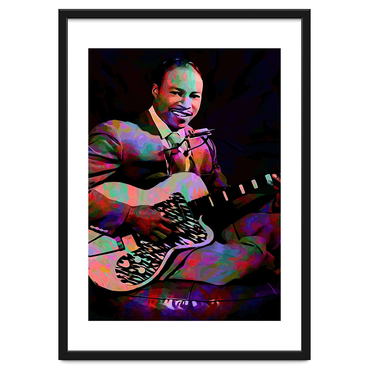 Jimmy Reed American BLues Musician Legend Colorful