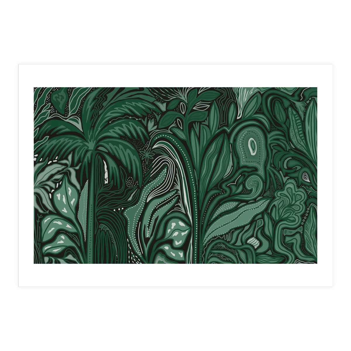 Noctiverdis magnifolia arcana tropical green (Print Only)