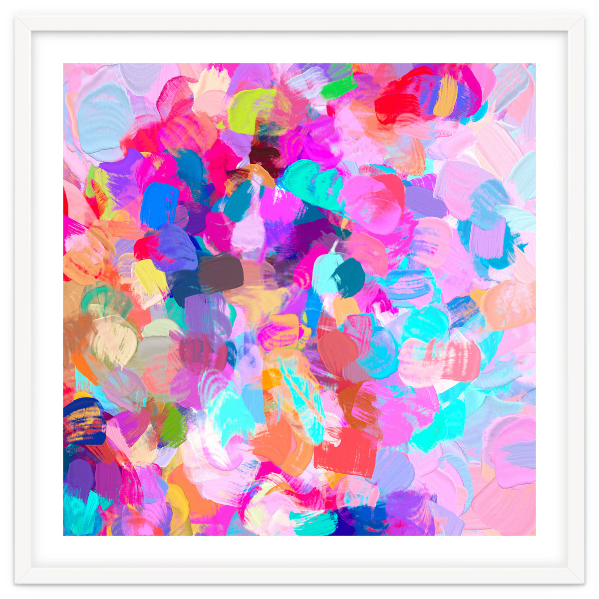 Candy Shop | Abstract Modern Bohemian Eclectic Colorful Painting | Pop of color Contemporary