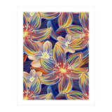 Fluo Bloom Orange & Blue (Print Only) thumbnail