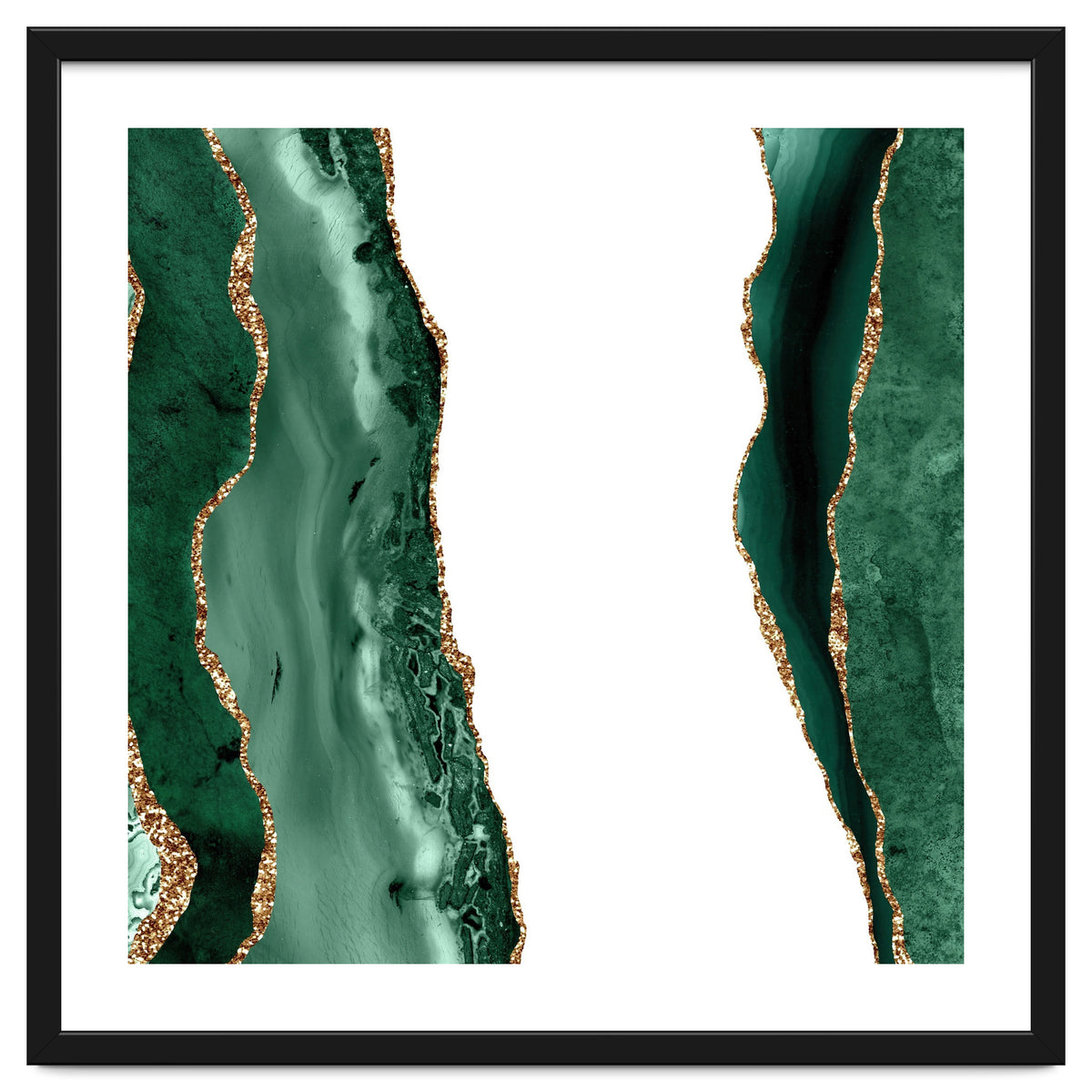 Emerald & Gold Agate Texture 14