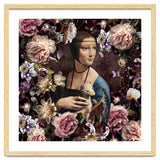 Woman with Ermine And flowers thumbnail