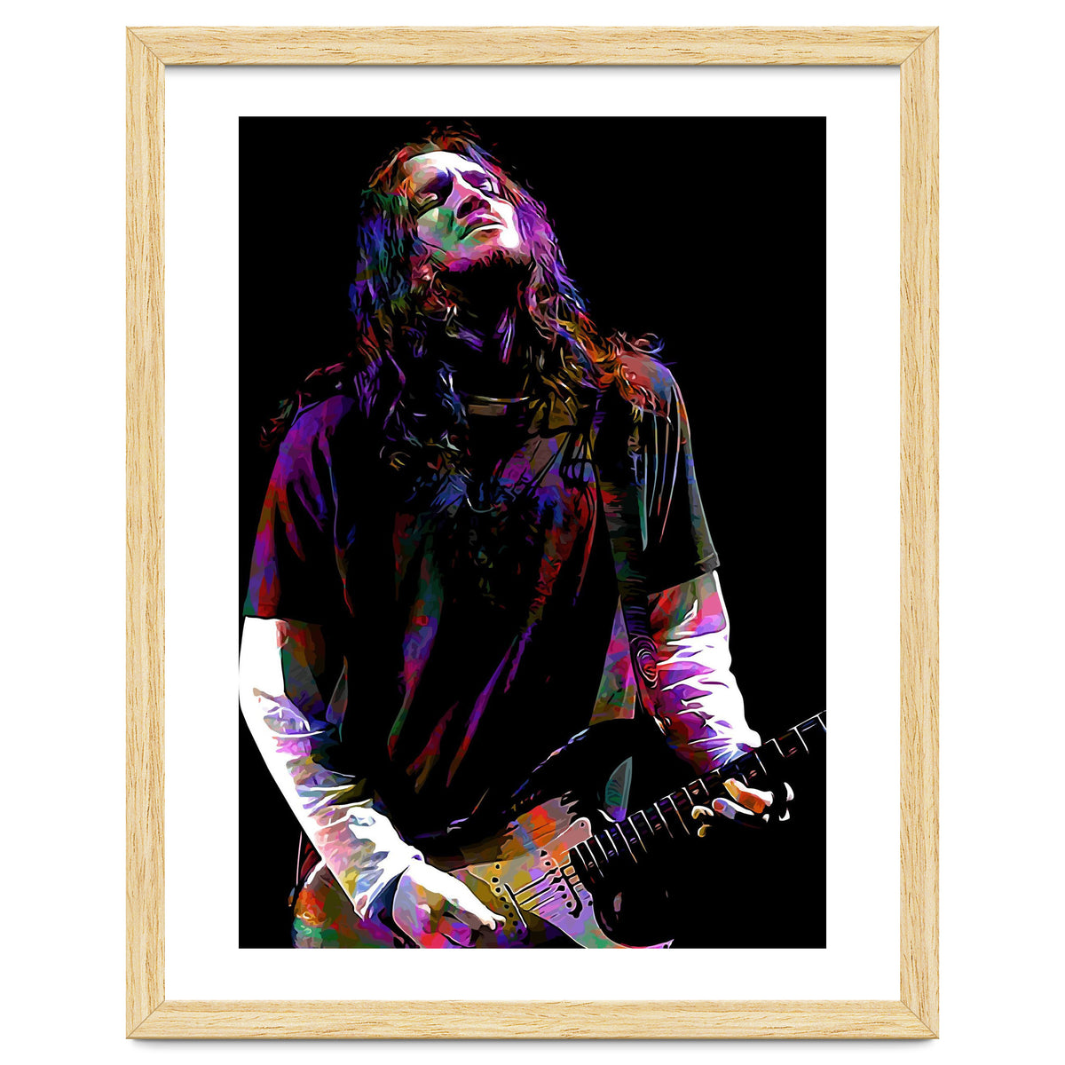 John Frusciante American Musician Guitarist Colorful