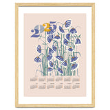 calendar 2025 pastel flowers thumbnail