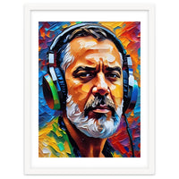 Man In Headphones Art