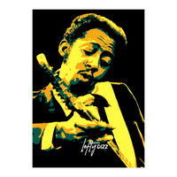 Lefty Dizz American Chicago Blues Guitarist Legend (Print Only)