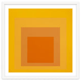 JOSEF ALBERS - HOMAGE TO THE SQUARE YELLOW ORANGE 2. HIGH RESOLUTION thumbnail