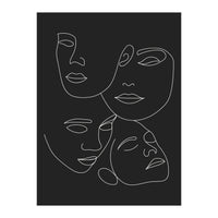 Minimal Women's Faces (Print Only)