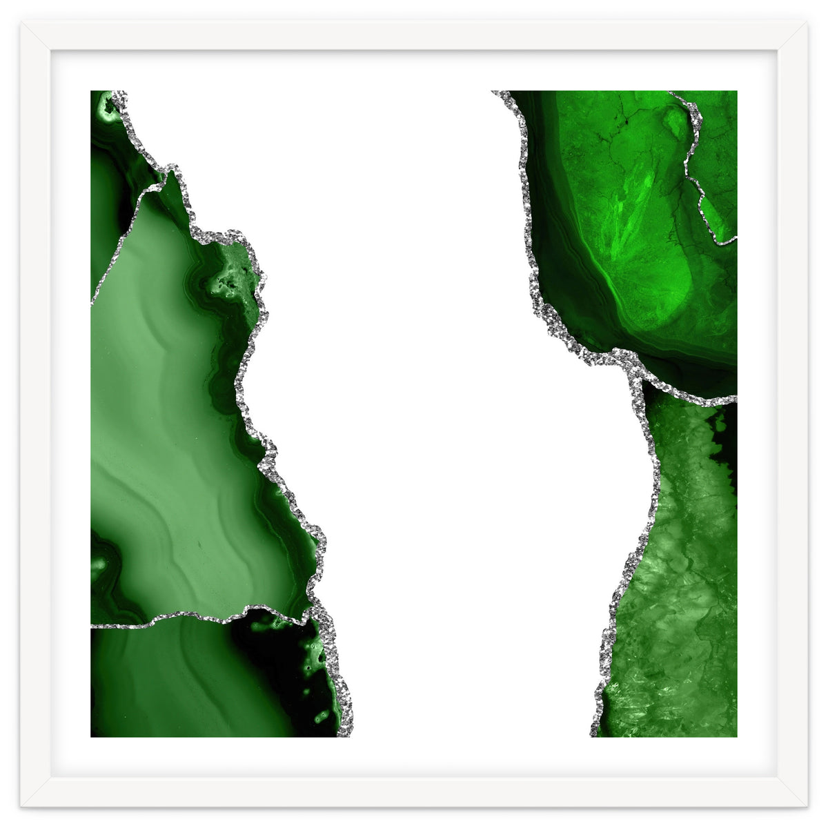 Green & Silver Agate Texture 15