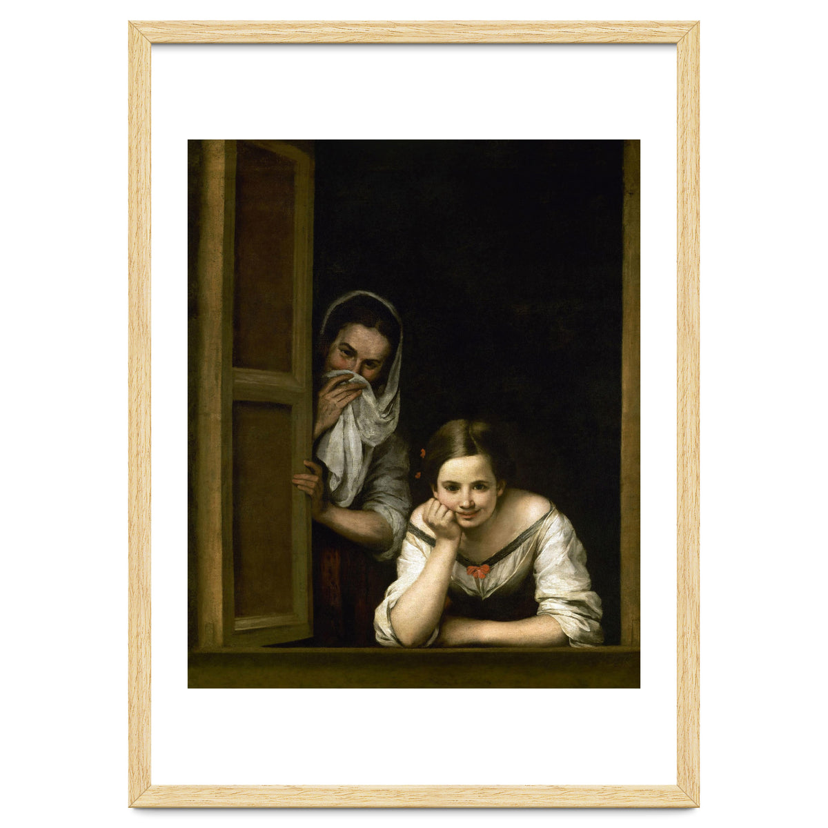 Bartolome Esteban Murillo:Two Women at a Window, c.1655/1660. National Gallery of Art Washington DC.