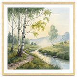 Birch Grove Serenity: A Meadow Wildflower Path thumbnail