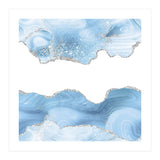 Blue & Silver Agate Glitter Texture 07  (Print Only) thumbnail