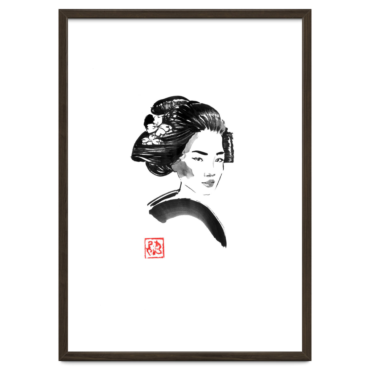 Geisha Hair Style