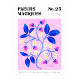 Magical Flowers No.25 Cobalt Strawberries (Print Only) thumbnail
