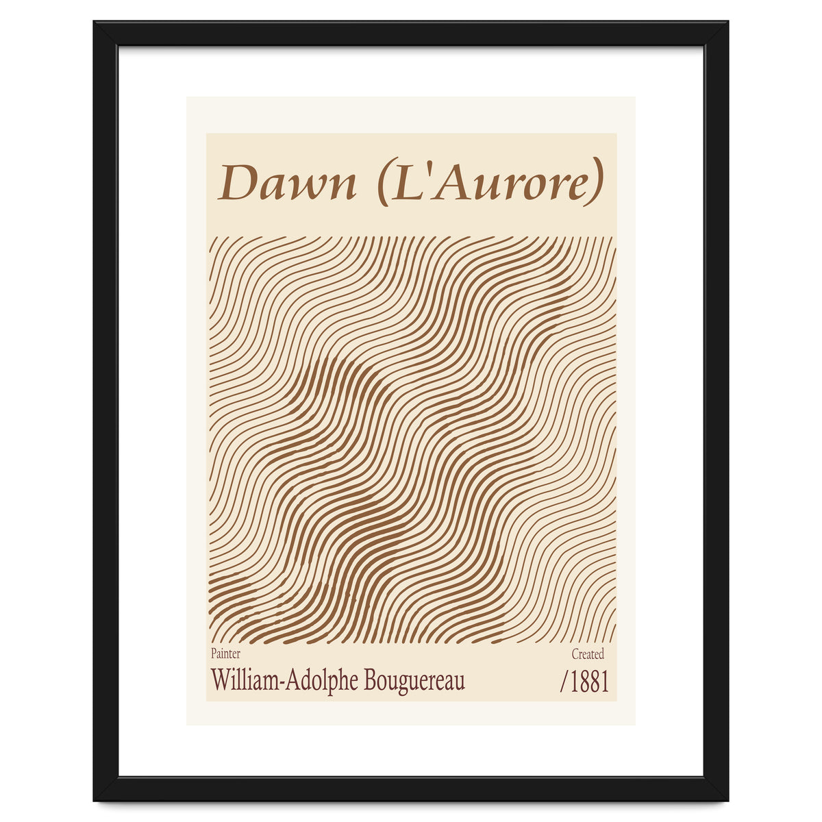 Dawn (l'aurore) – William Adolphe Bouguereau 1881