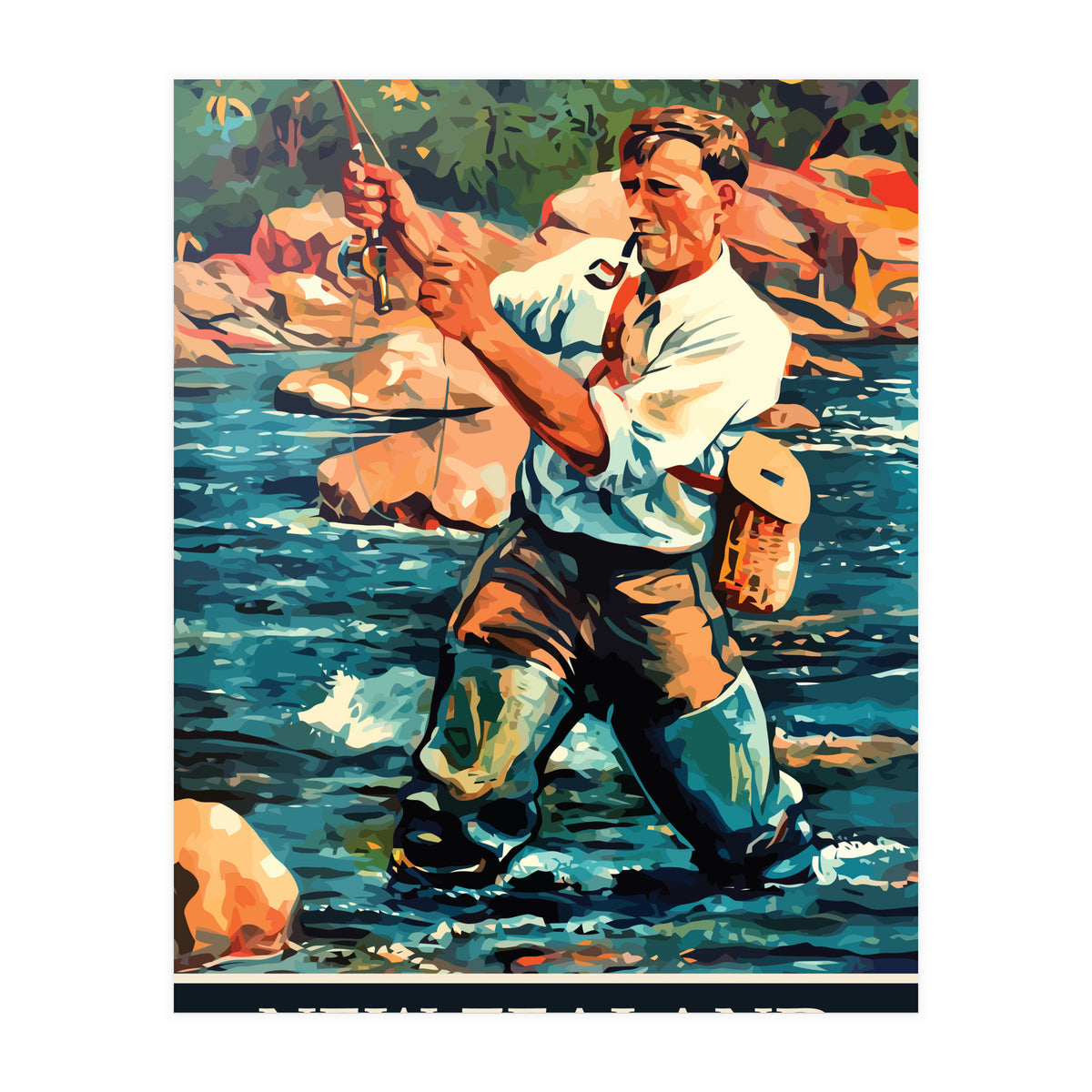 New Zealand Fishing (Print Only)