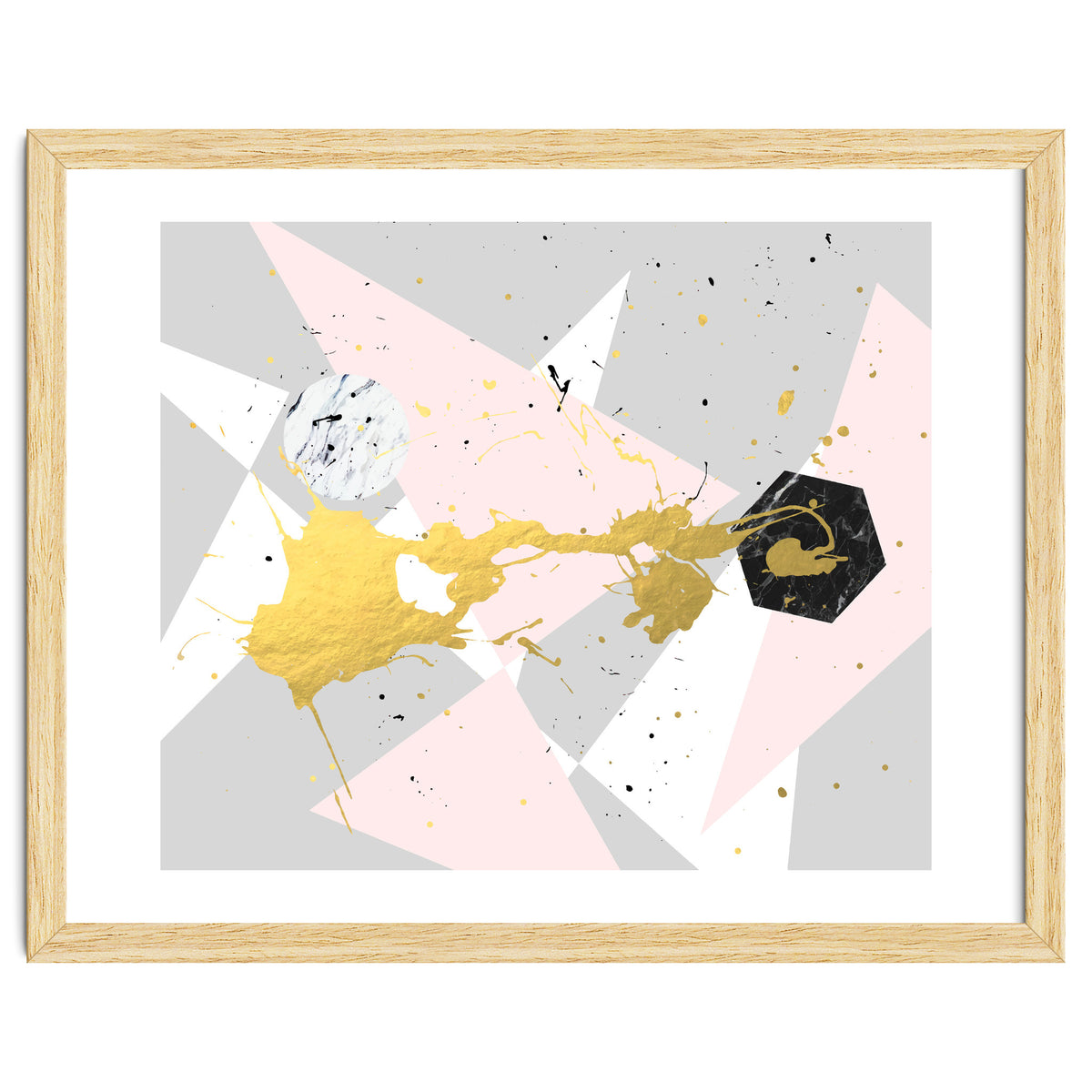 Gold Splatter #society6 #decor #buyart