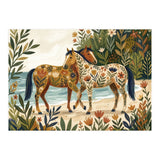 Horses In Blooming Paradise (Print Only) thumbnail