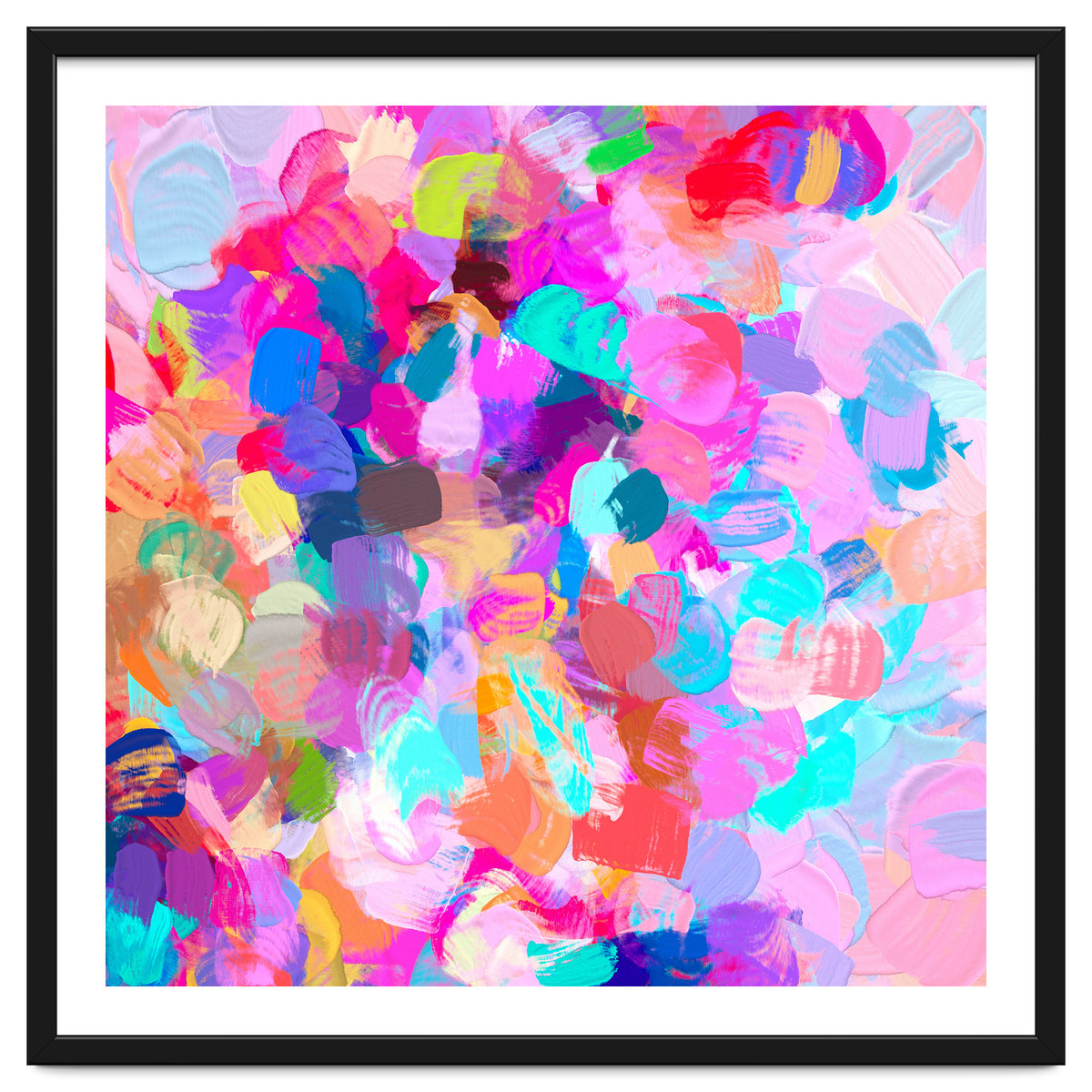 Candy Shop | Abstract Modern Bohemian Eclectic Colorful Painting | Pop of color Contemporary