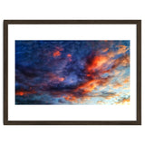 Cloudy sky at sunset thumbnail
