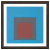 JOSEF ALBERS - HOMAGE TO THE SQUARE, BLUE, DARK RED thumbnail