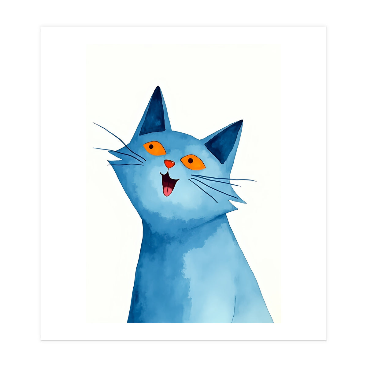 Eyes Orange (Print Only)