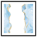 Blue & Gold Glitter Agate Texture 08 thumbnail