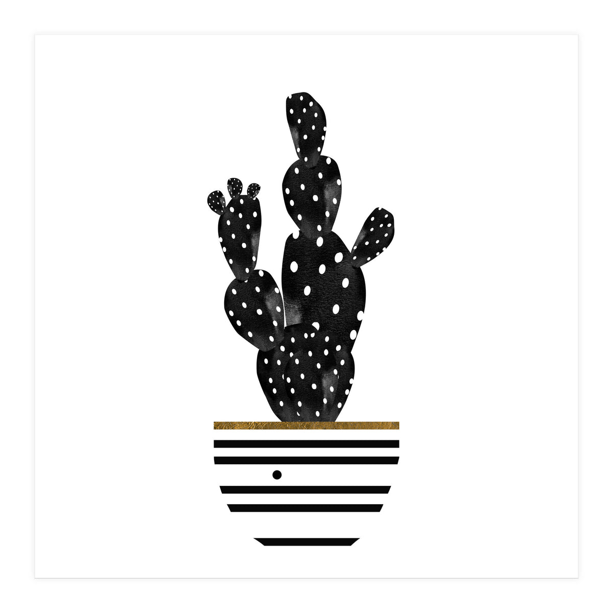 Black Cactus (Print Only)