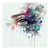 Watercolor Woman Eye #5 (Print Only)