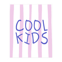 Cool Kids Club, Fun Playful Quote Print for Kids Room and Playroom Decor (Print Only)