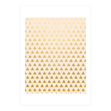 Blush + Gold Triangles #society6 #decor #buyart (Print Only) thumbnail