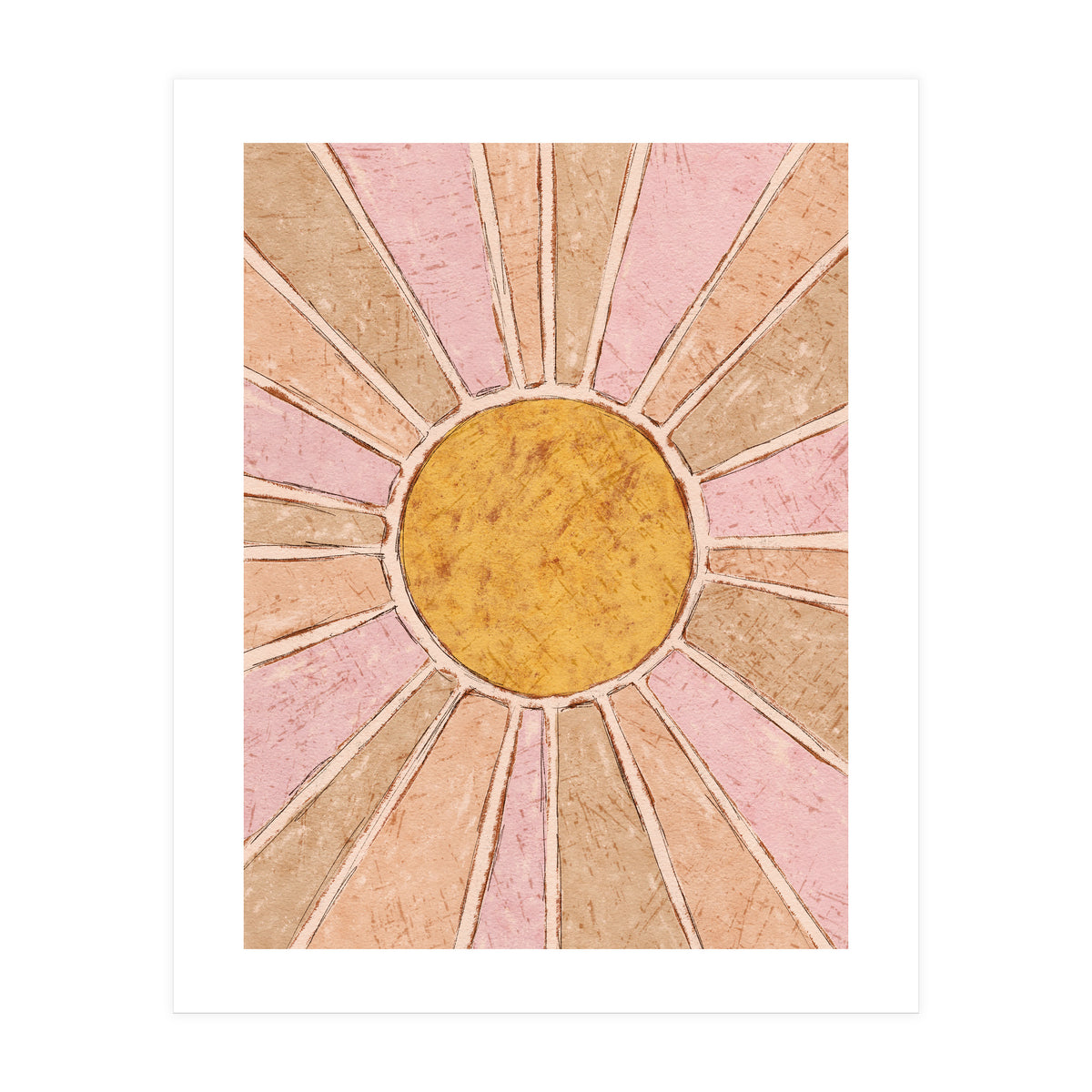 Seventies Retro Sunshine (Print Only)