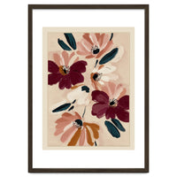 Blush And Wine Blossoms I