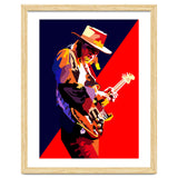 Stevie Ray Vaughan Rock Blues Guitarst Pop Art WPAP thumbnail
