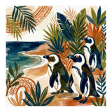 Beachside Penguin Gathering (Print Only) thumbnail