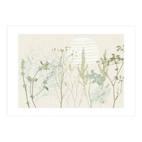 Plant based calming atmosphere natural green (Print Only)